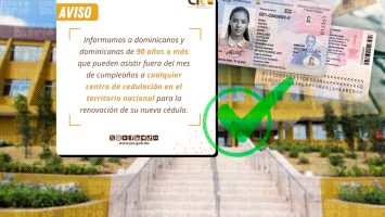 JCE informa mayores de 90 años podrán renovar nueva cédula sin tomar en cuenta mes de cumpleaños