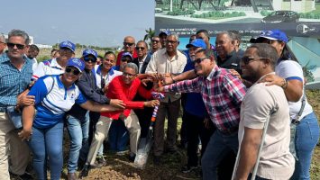 ADP da primer picazo a construcción de Casa Club en La Vega con inversión cercana a RD$49 millones