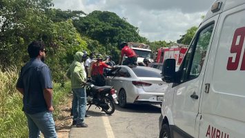 Accidente de tránsito deja una fallecida y un herido próximo a Angelina, SPM