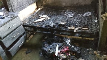 Incendio destruye ajuares de vivienda en San Marcos, Puerto Plata