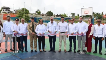 Abinader y Collado inauguran bulevar de la Salud en Haina con inversión de RD$165 millones