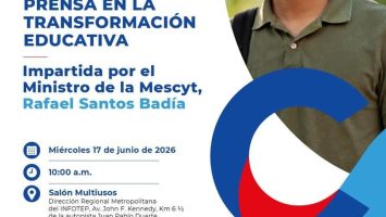 CDP y Mescyt invitan a conferencia