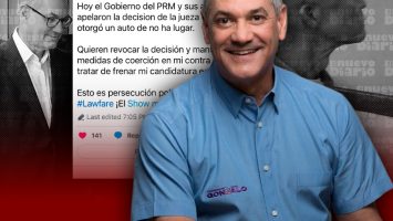 Gonzalo dice apelación del Estado al no ha lugar busca frenar su candidatura; sostiene es persecución política