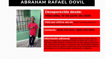 Familiares reportan adolescente de 12 años como desaparecido en Los Mina, SDE