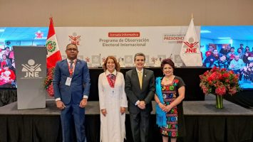 JCE participa en misión internacional de observación electoral para elecciones presidenciales en Perú
