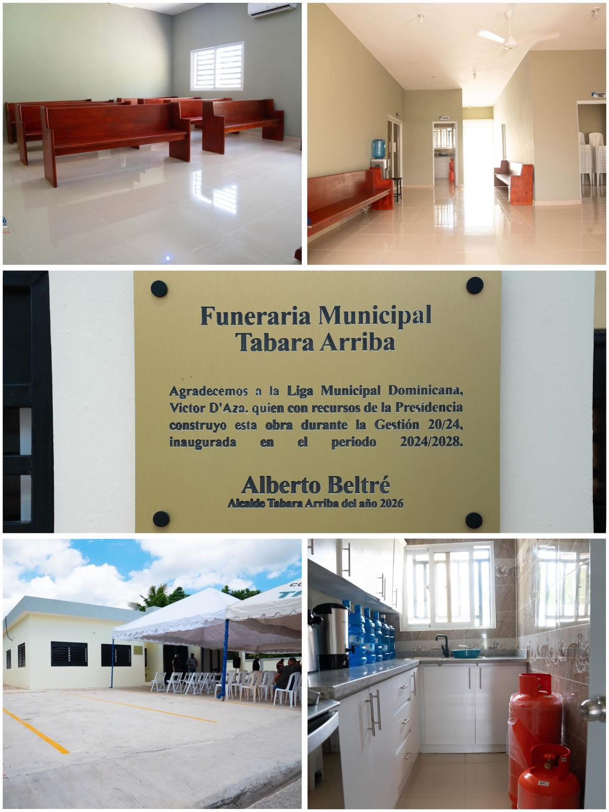 Liga Municipal Dominicana inaugura funeraria en Tábara Arriba, Azua (4)