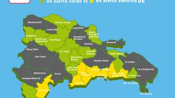 COE coloca 18 provincias en alerta por lluvias asociadas a vaguada y onda tropical