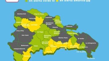 COE incrementa y amplía alertas por lluvias; ocho demarcaciones están en amarillo