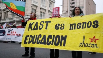 Protestas desafían a Kast en Valparaíso