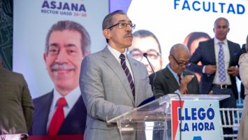 Realizan cierre de campaña de candidatura Jorge Asjana en Facultad de Humanidades UASD