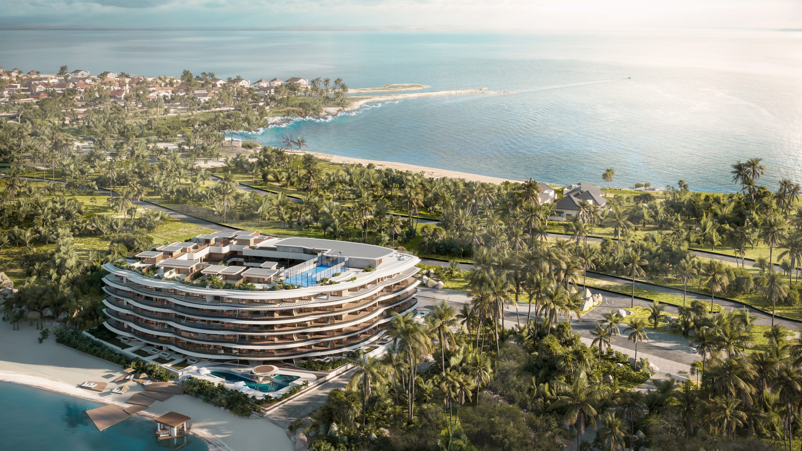 Proyecto Render Puerto Marina Residences Cap Cana