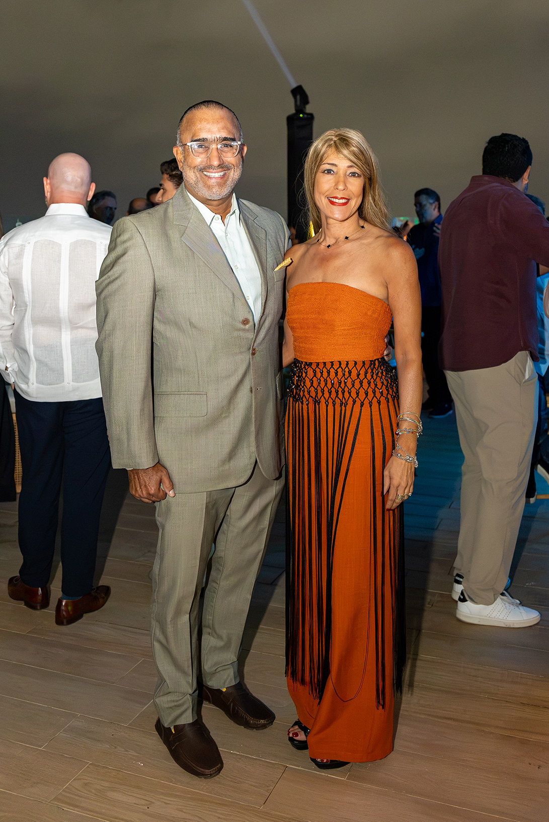 Guillermo Santana y Gina Eli