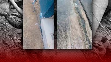 Denuncian fuga de agua por rotura de tuberías en sector San Miguel de Manoguayabo
