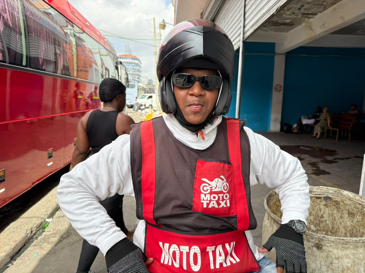 Eddy, motoconcho (Foto: Félix Lara/ El Nuevo Diario)