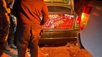 Ocupan más de 5,000 cajetillas de cigarrillos de presunto contrabando tras abandono de vehículo en el municipio Cristóbal