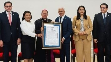 Senado reconoce al obispo puertoplateño monseñor Santiago Rodríguez por sus 25 años de ministerio sacerdotal
