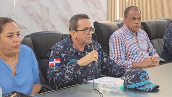 PN y juntas de vecinos coordinan acciones de seguridad en Santiago Rodríguez