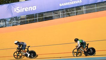 Stephany Guadalupe, de Colombia, gana oro en prueba de velocidad de ciclismo
