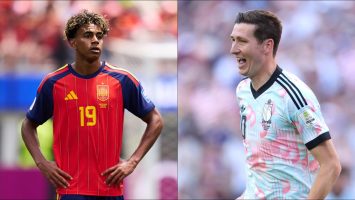 Luces, cámara y acción: España juega contra Bélgica en unos cuartos de cine