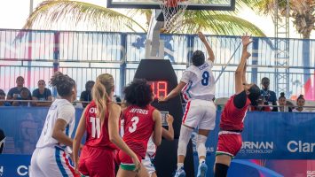 RD avanza a semifinales tras vencer a México en el baloncesto 3×3 femenino