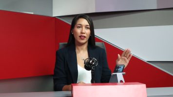 La comunicadora Katherine Rodríguez.