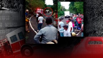 Camión cargado de combustible se vuelca y paraliza tránsito en carretera Hato Mayor-Sabana de la Mar