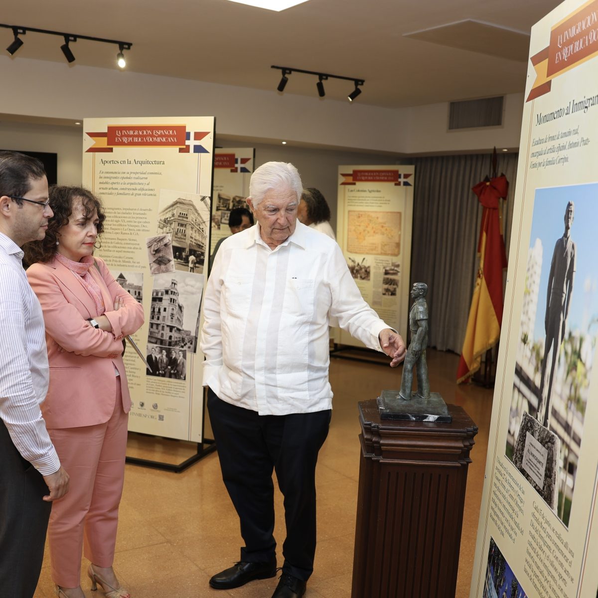 Inauguran una muestra sobre el legado histórico de la inmigración española en RD