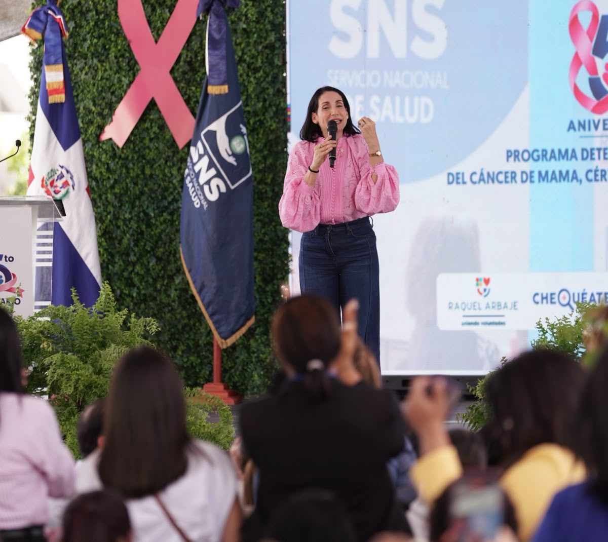 Raquel Arbaje destaca impacto humano y social del programa de detección temprana “ChequéateRD”